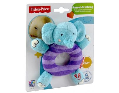 Fisher Price Chrastítko plyš sloník