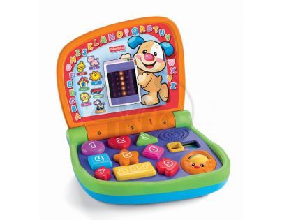 Fisher Price V6998 - Dvojjazyčný svítící notebook