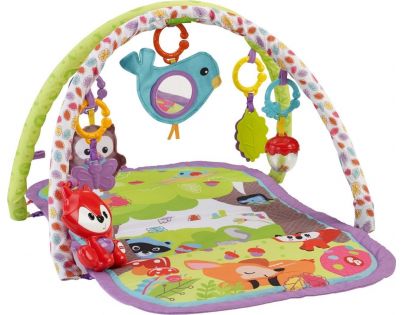 Fisher Price Hrací deka s hrazdičkou lesní kamarádi