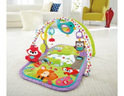 Fisher Price Hrací deka s hrazdičkou lesní kamarádi