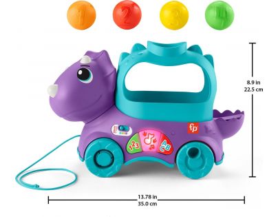 Fisher-Price Hrajúce Dino s vyskakujúcimi loptičkami