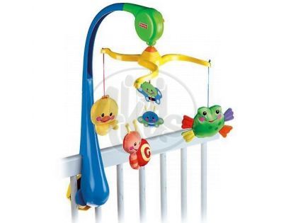 Fisher Price - Hudební navíjecí kolotoč (M5606)