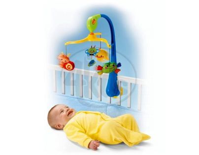 Fisher Price - Hudební navíjecí kolotoč (M5606)