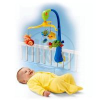 Fisher Price - Hudební navíjecí kolotoč (M5606) 2