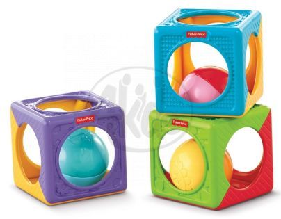 Fisher Price   Y6977 - Hudební skládací kostky