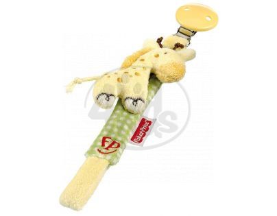 Fisher Price Klip na dudlík Žirafka