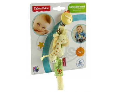 Fisher Price Klip na dudlík Žirafka
