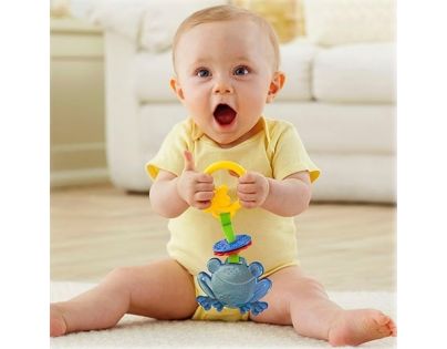 Fisher Price Kolekce závěsných chrastítek - Žabka kousátko
