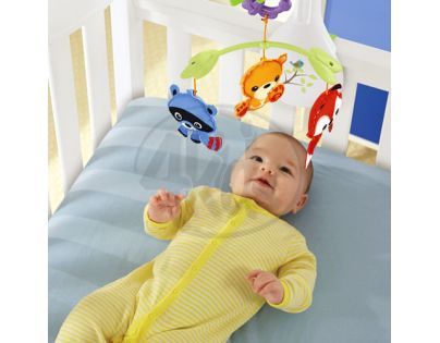 Fisher Price Kolotoč 3v1 lesní kamarádi