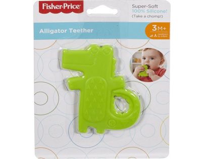 Fisher Price Hryzátko krokodíl zelený