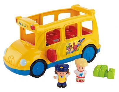 Fisher Price Little People hrající školní autobus cz (Fisher Price CBL69)