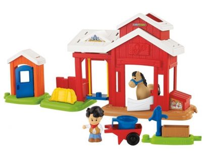 Little People Koňská stáj (Fisher Price Y8195_BFT86)