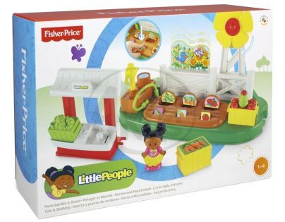Fisher Price Little People zeleninová zahrada se stánkem Střední hrací sada