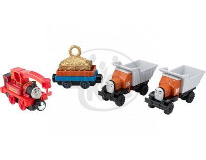 Fisher Price Mašinka Tomáš Take-n-Play Multi Pack - Lift Load Cargo Crew