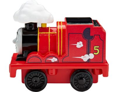 Fisher Price Mašinka Tomáš Natahovací lokomotiva s párou - James