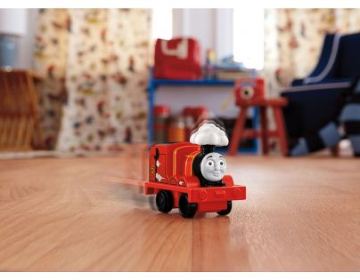 Fisher Price Mašinka Tomáš Natahovací lokomotiva s párou - James