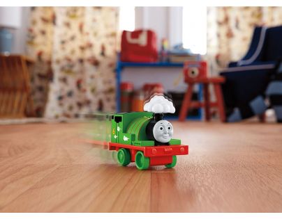 Fisher Price Mašinka Tomáš Natahovací lokomotiva s párou - Percy