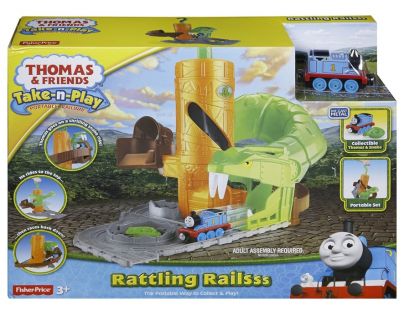 Mattel Fisher Price Take-n-Play Mašinka Tomáš, chřestýší dráha