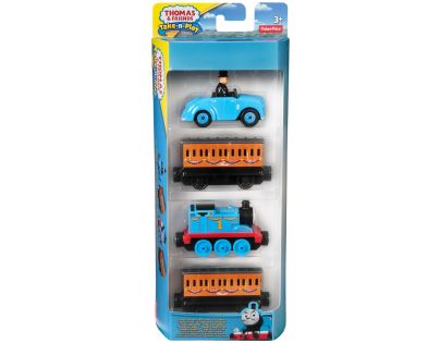 Fisher Price Mašinka Tomáš Take-n-Play Multi Pack - Sodor Celebration