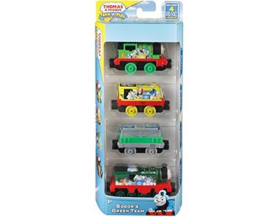 Fisher Price Mašinka Tomáš Take-n-Play Multi Pack - Sodor's Green Team