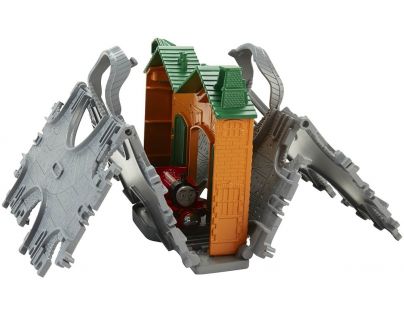 Fisher Price Mašinka Tomáš Take-n-Play Přenosná herní sada koleje - Steamworks Tile Tracks