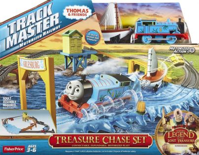 Fisher Price Mašinka Tomáš TrackMaster set Lov pokladu