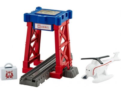 Fisher Price Thomas DFM64-DFM65 Trať so záchrannou stanicou s Haroldom