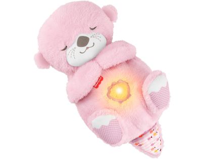 Fisher-Price Maznavá a upokojujúca ružová vydra