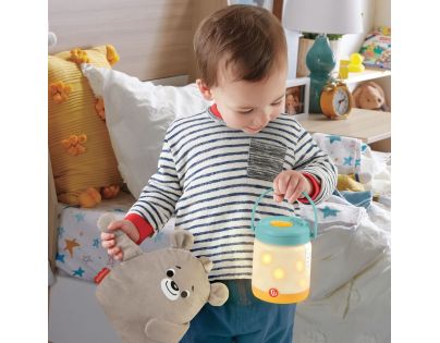 Fisher Price medvedík a usínáček so svetluškami
