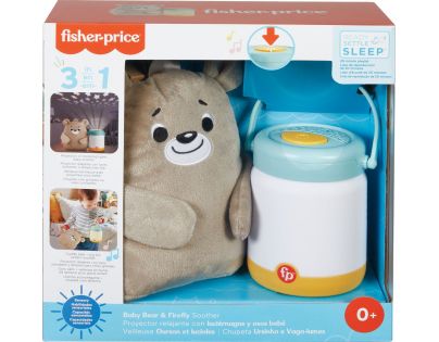 Fisher Price medvedík a usínáček so svetluškami