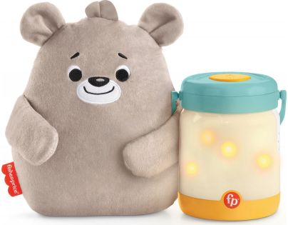 Fisher Price medvedík a usínáček so svetluškami