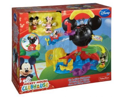 Mickeho klub - Klubovna s letadlem a skluzavkou (Fisher Price Y2311)