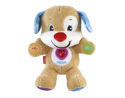 Mattel Fisher Price Pejsek plyšový mluvící smart stages CZ zpívá písničky Zvuk