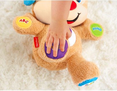 Mattel Fisher Price Pejsek plyšový mluvící smart stages CZ zpívá písničky Zvuk