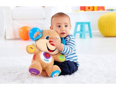 Mattel Fisher Price Pejsek plyšový mluvící smart stages CZ zpívá písničky Zvuk
