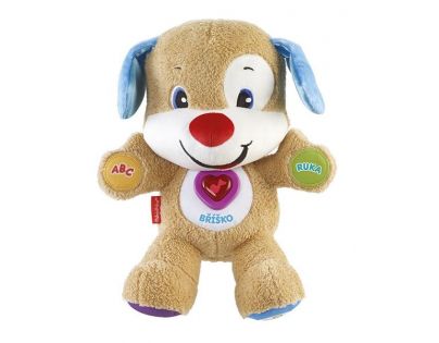 Mattel Fisher Price Pejsek plyšový mluvící smart stages CZ zpívá písničky Zvuk