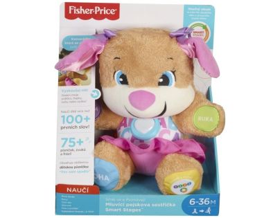 Fisher Price Hovoriaca psíkova sestřička SK - Poškodený obal