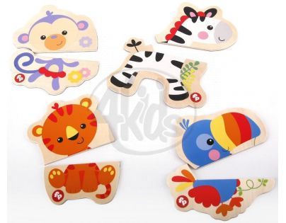 Fisher Price Moje první magnetické puzzle zebra