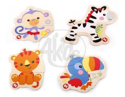 Fisher Price Moje první magnetické puzzle zebra