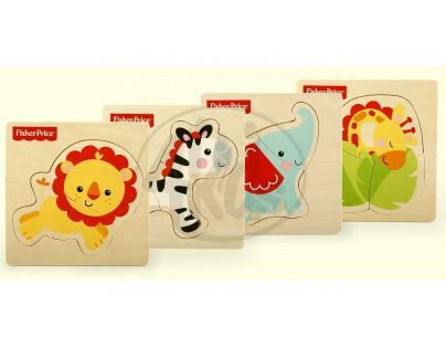 Fisher Price Moje první puzzle 3d - Zebra