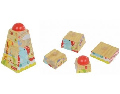 Fisher Price Moje první puzzle Pyramida Poškozený obal