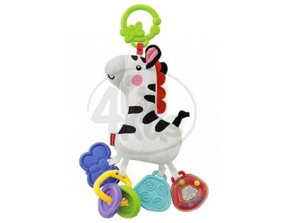 Fisher Price Plyšové klapající zvířátko - Zebra