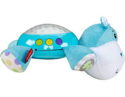 Fisher Price Plyšový hrošík Projektor na stenu 29 cm - Poškodený obal