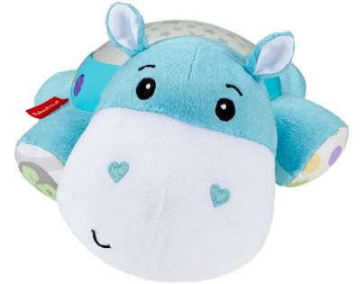 Fisher Price Plyšový hrošík Projektor na stenu 29 cm - Poškodený obal