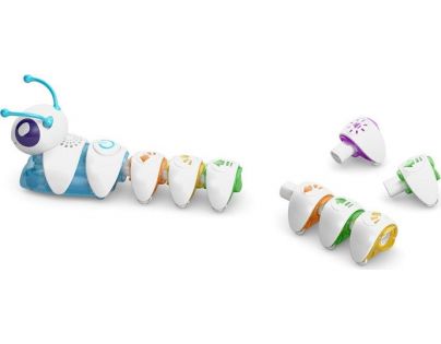 Fisher Price ps housenka code-a-pillar rozšiřující články žluto-oranžovo-červená