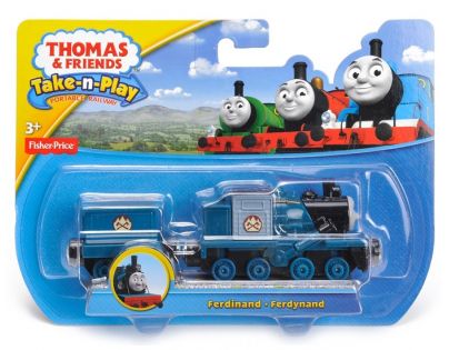 Fisher Price Mašinka Tomáš Take-n-Play Střední a velké kovové mašinky - Ferdinand