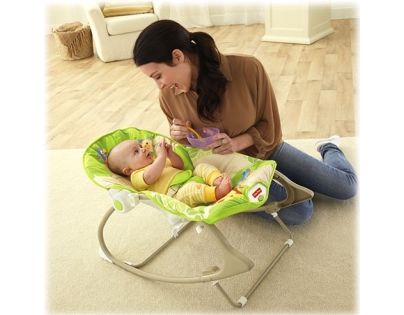 Fisher Price Baby Gear sedátko od bábätka po batoľa Rainforest (Fisher Price CBF52) - Poškodený obal