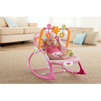 Fisher Price Sedátko od bábätka po batoľa ružové Y8184 2