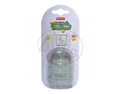 Fisher Price 0687 - Silikonová savička s variabilním průtokem 2ks