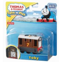 Fisher Price Mašinka Tomáš Take-n-Play Kovové mašinky - Toby 2